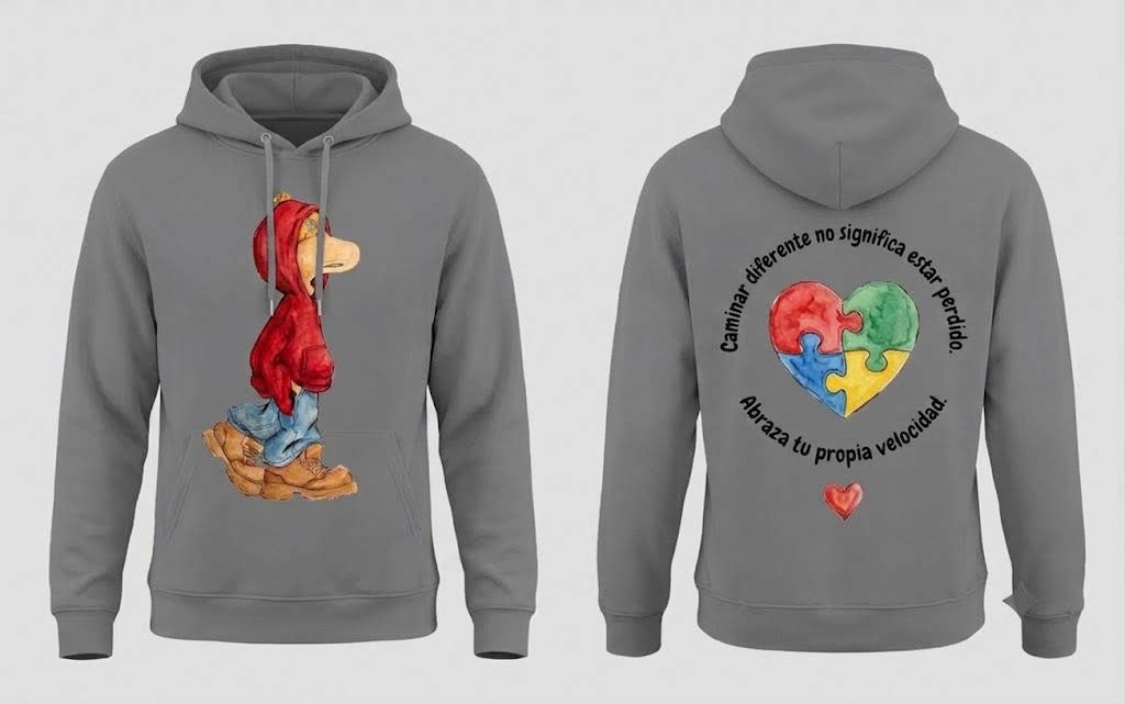 Darwin Gray Kids Hoodie
