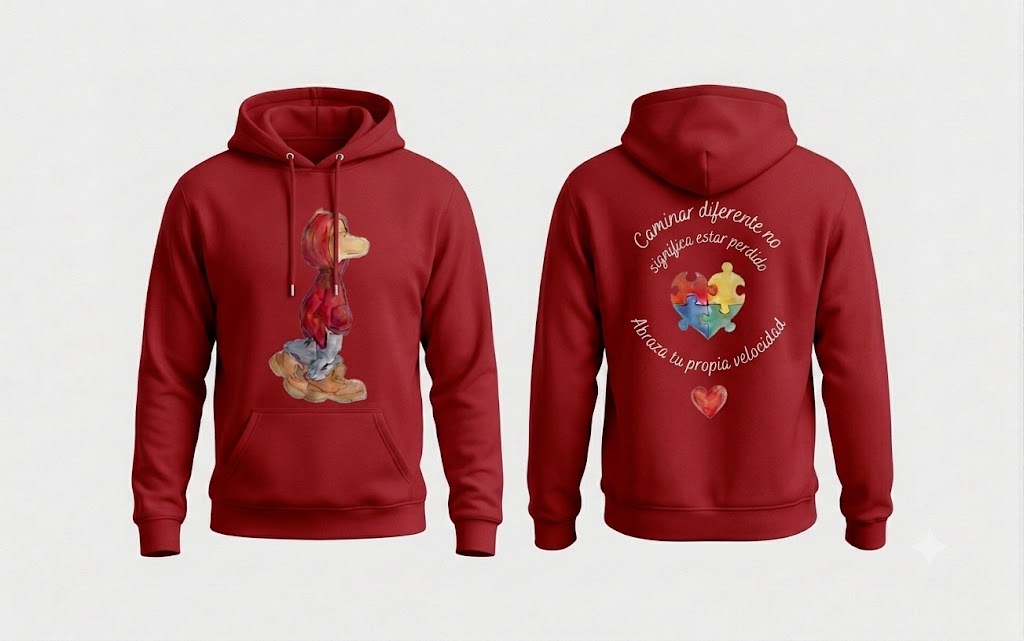 Darwin Red Hoodie