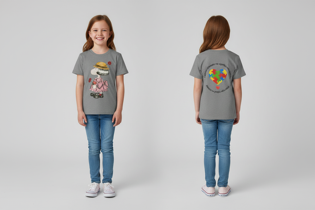 Camila Gray Kids T-Shirt