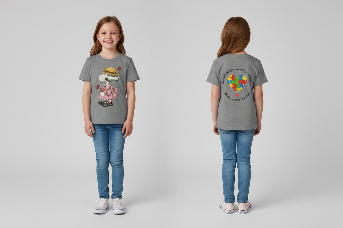 Camila Gray Kids T-Shirt