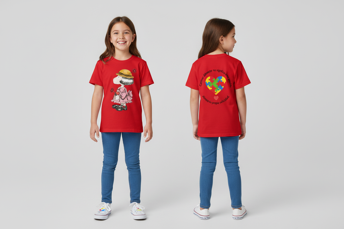 Camila Red Kids T-Shirt