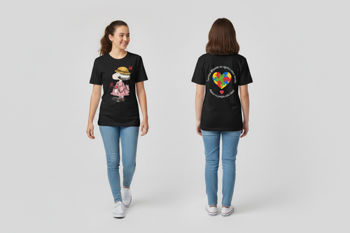Camila Black T-Shirt - Chica Adolescente