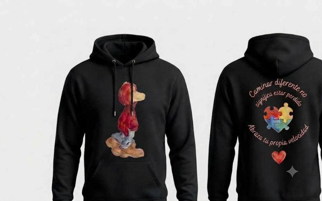 Darwin Black Hoodie