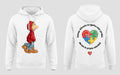 Darwin White Hoodie